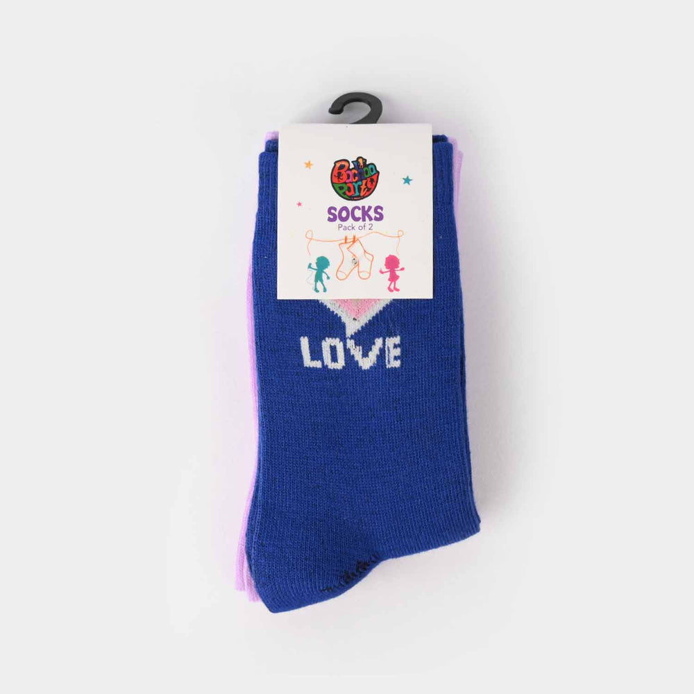 Girls Pack of 2 Socks