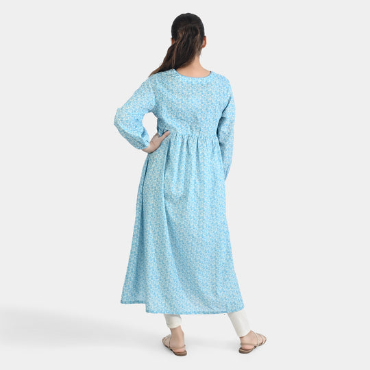 Teen Girls Cotton Long Dress