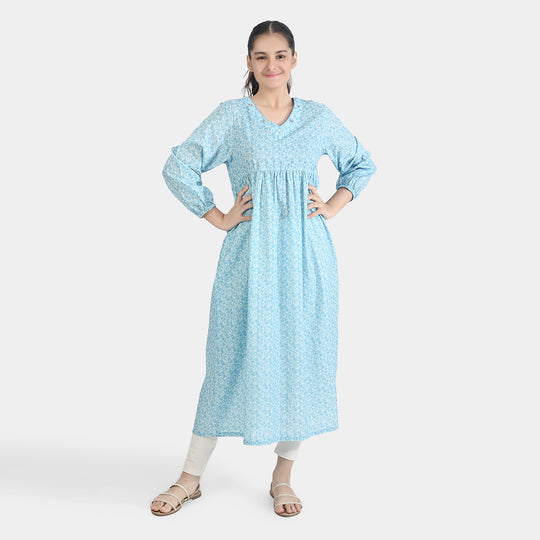 Teen Girls Cotton Long Dress