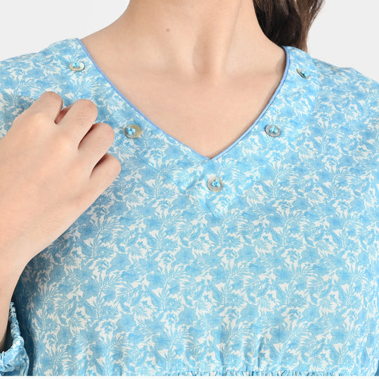 Teen Girls Cotton Long Dress