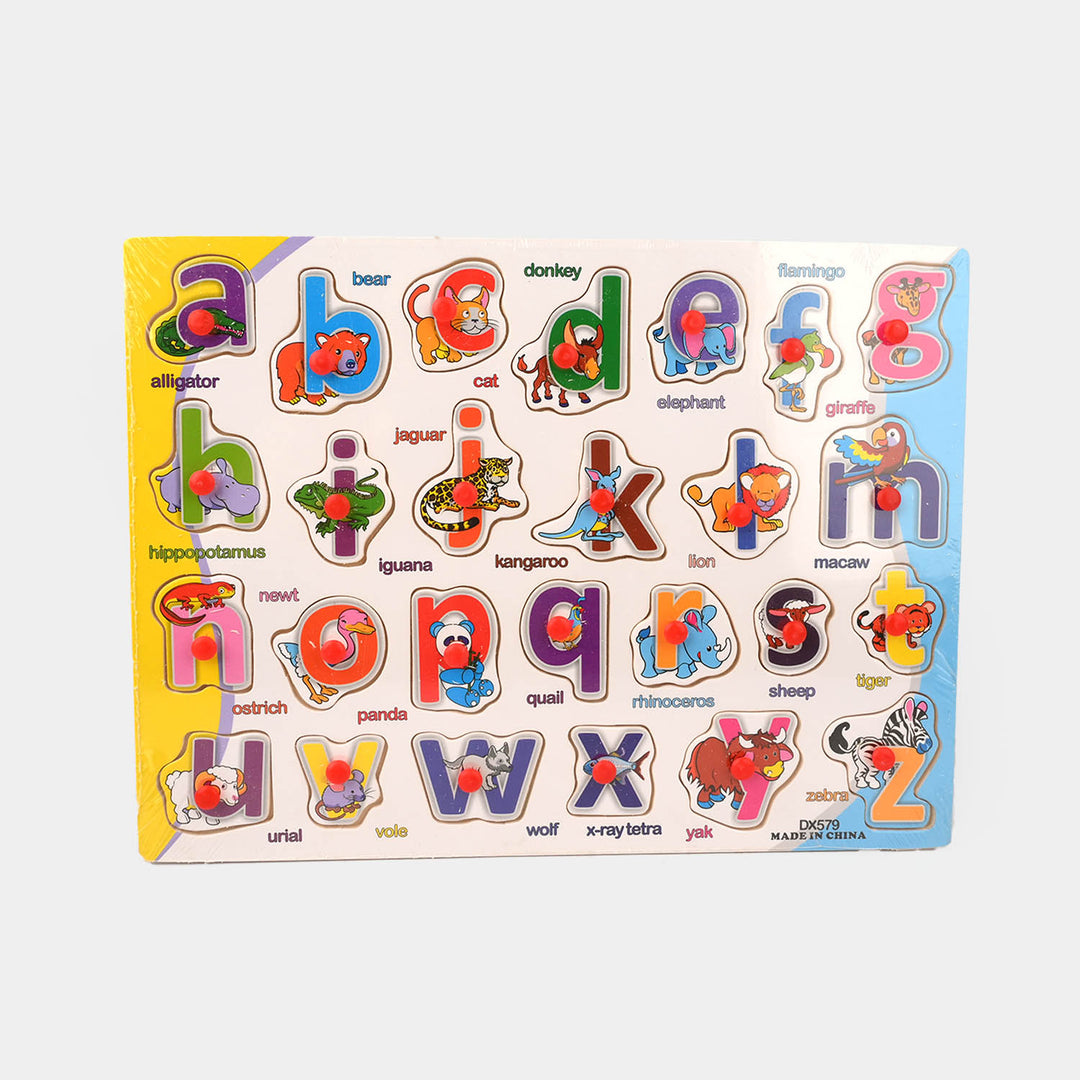 Alphabet Wooden Puzzle Board Game