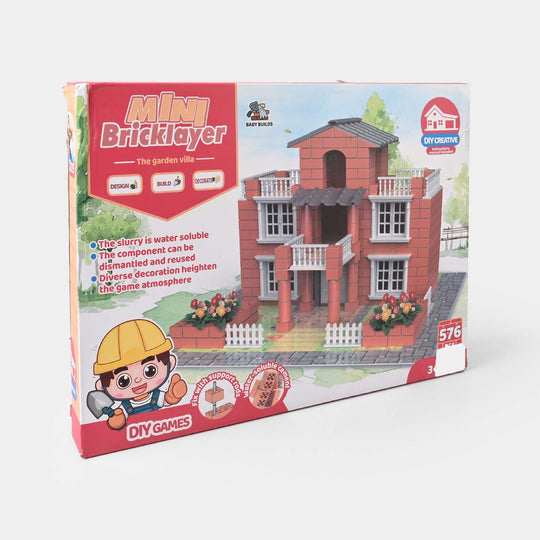 Mini Bricks Layer House 576Pcs