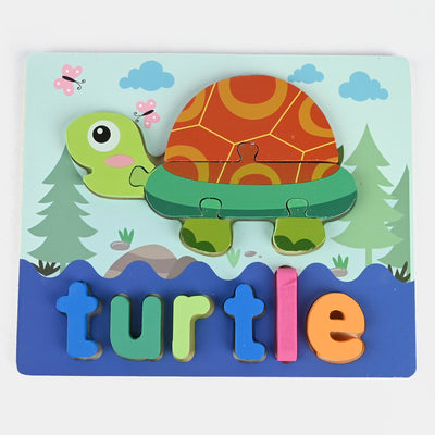 Wooden Puzzle Turtle