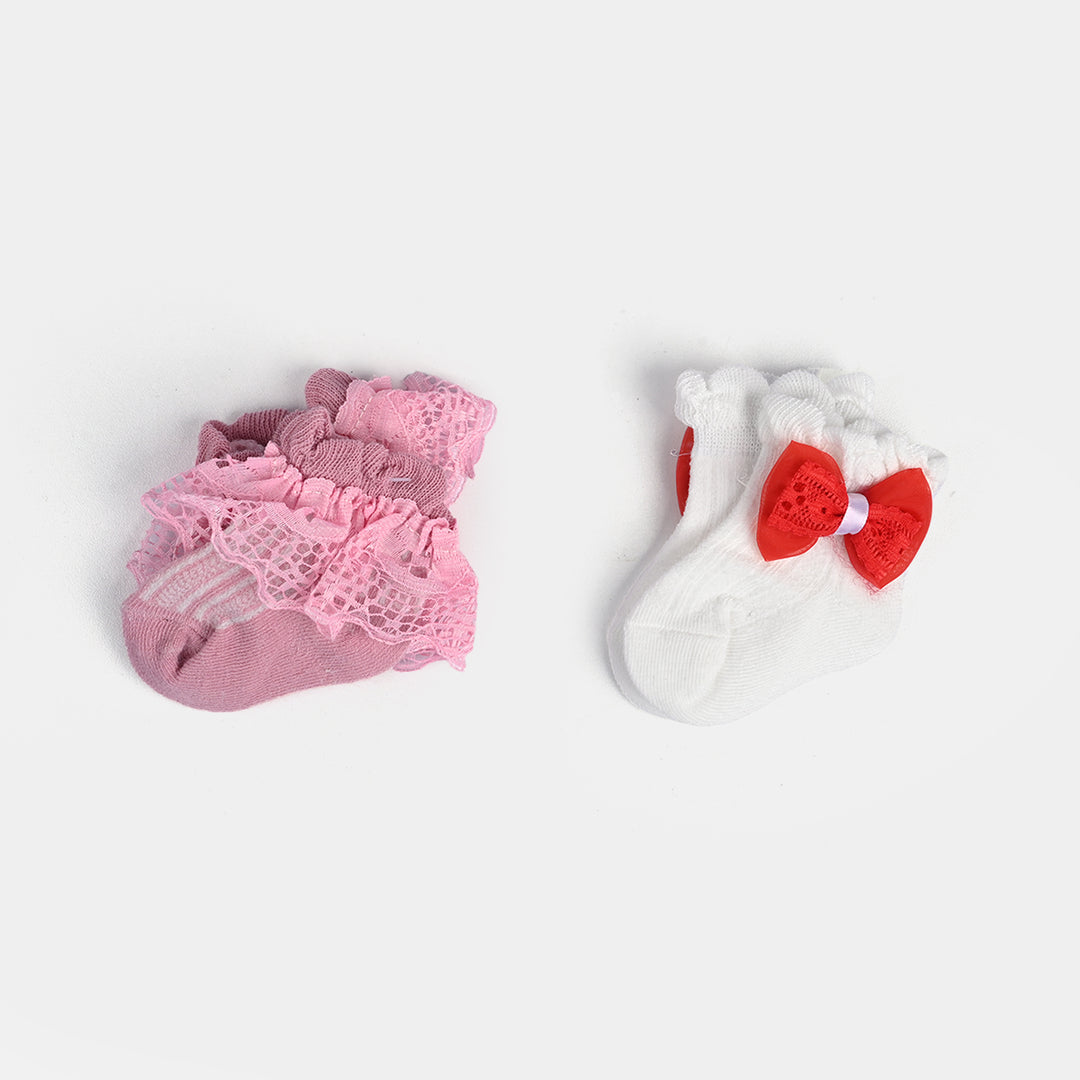 Baby Fancy Socks | Pack OF 2 | 3M+