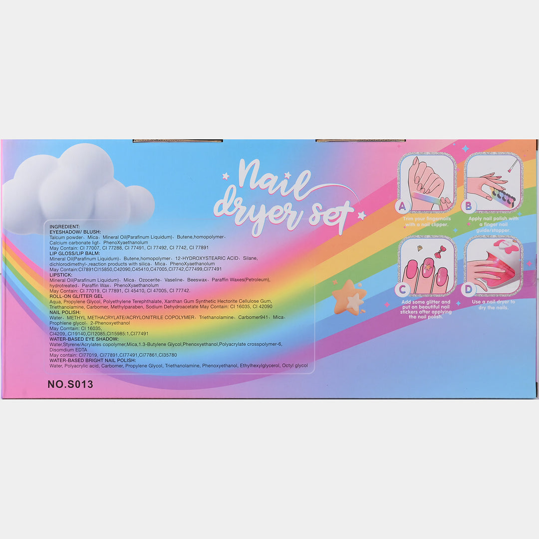 Nail Dryer & Nail Polish With Light & Sound