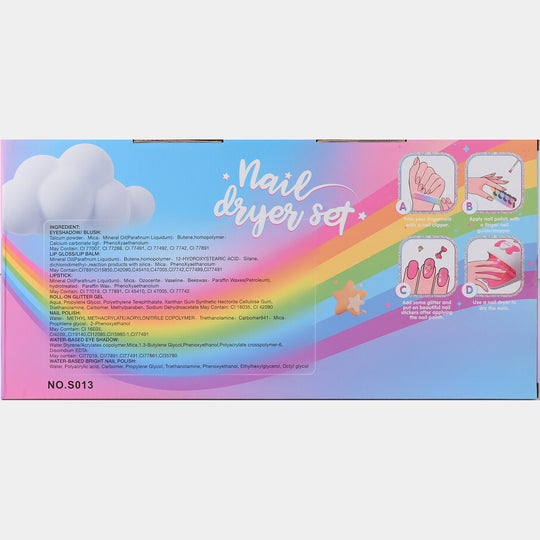 Nail Dryer & Nail Polish With Light & Sound