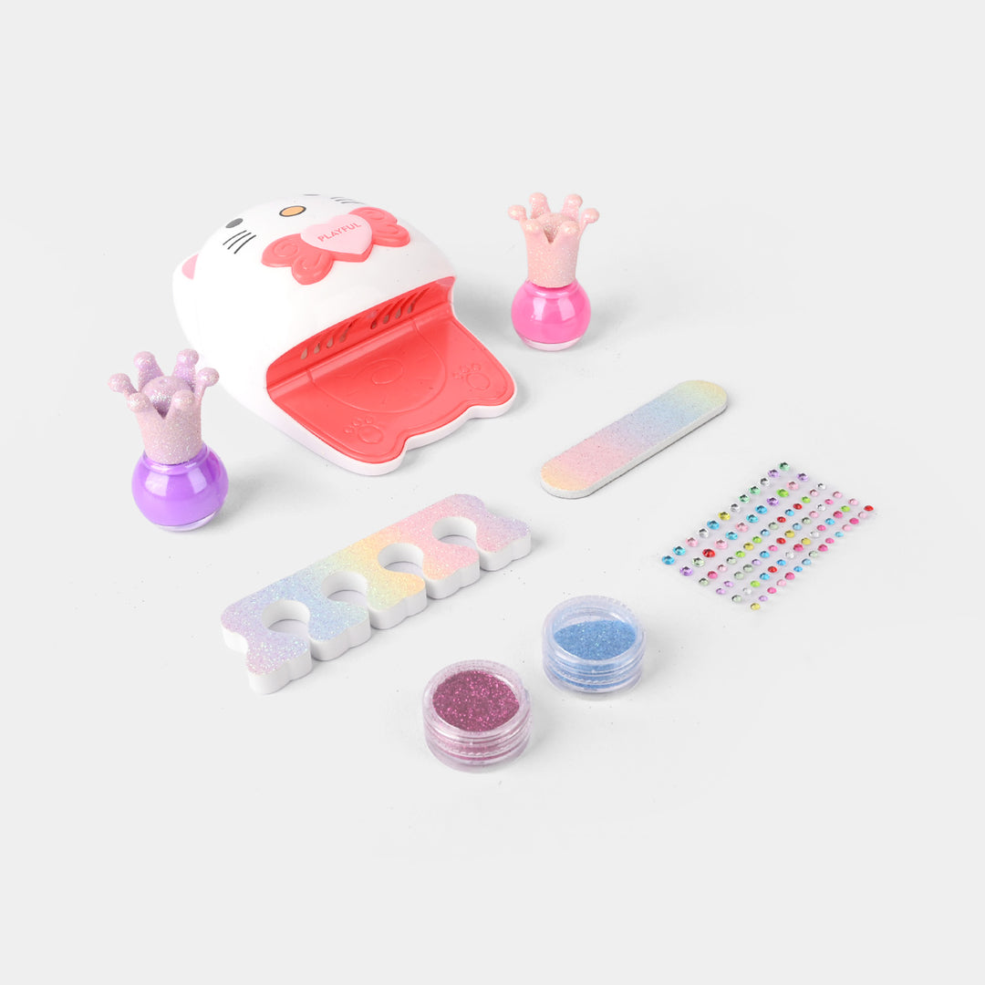 Nail Dryer & Nail Polish With Light & Sound