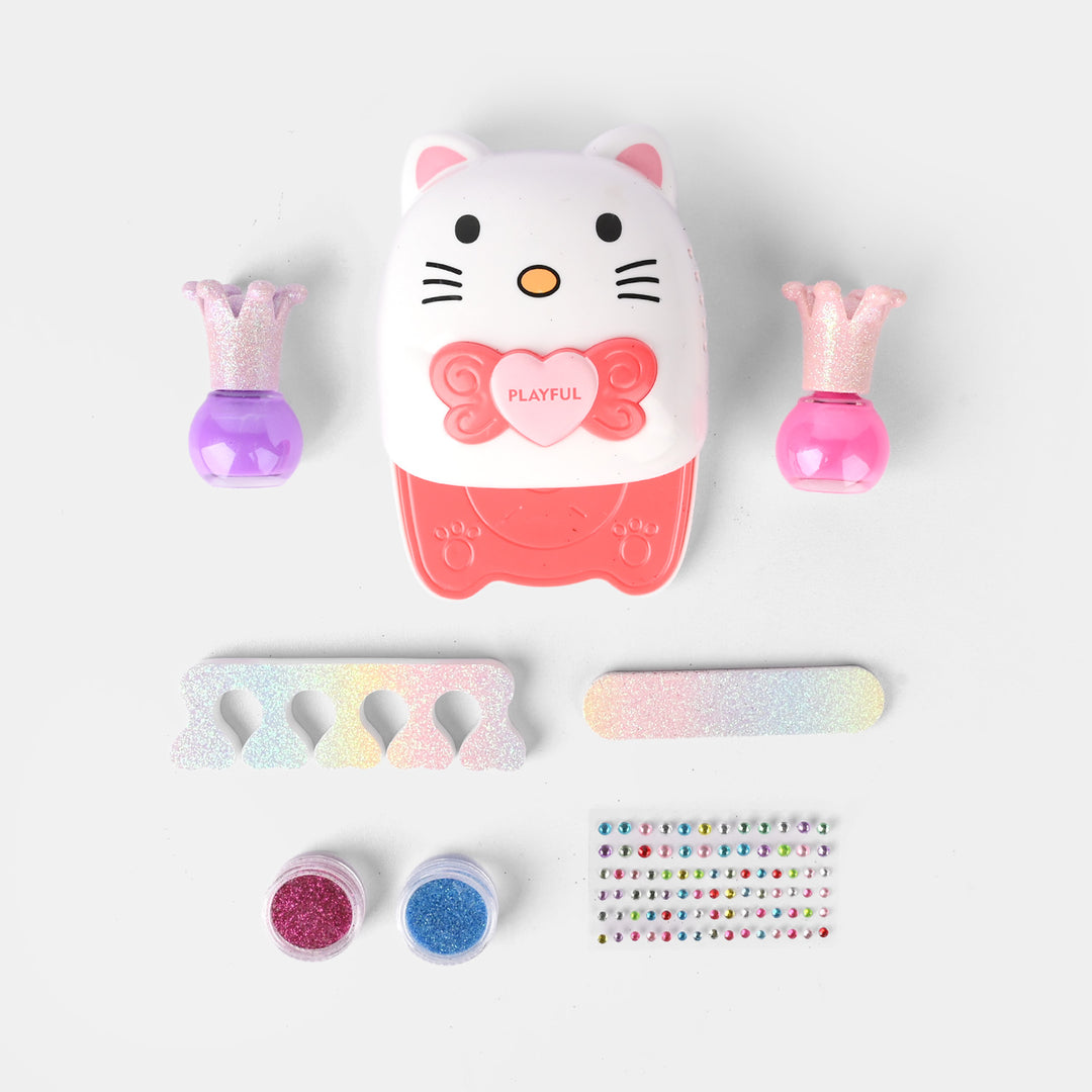 Nail Dryer & Nail Polish With Light & Sound