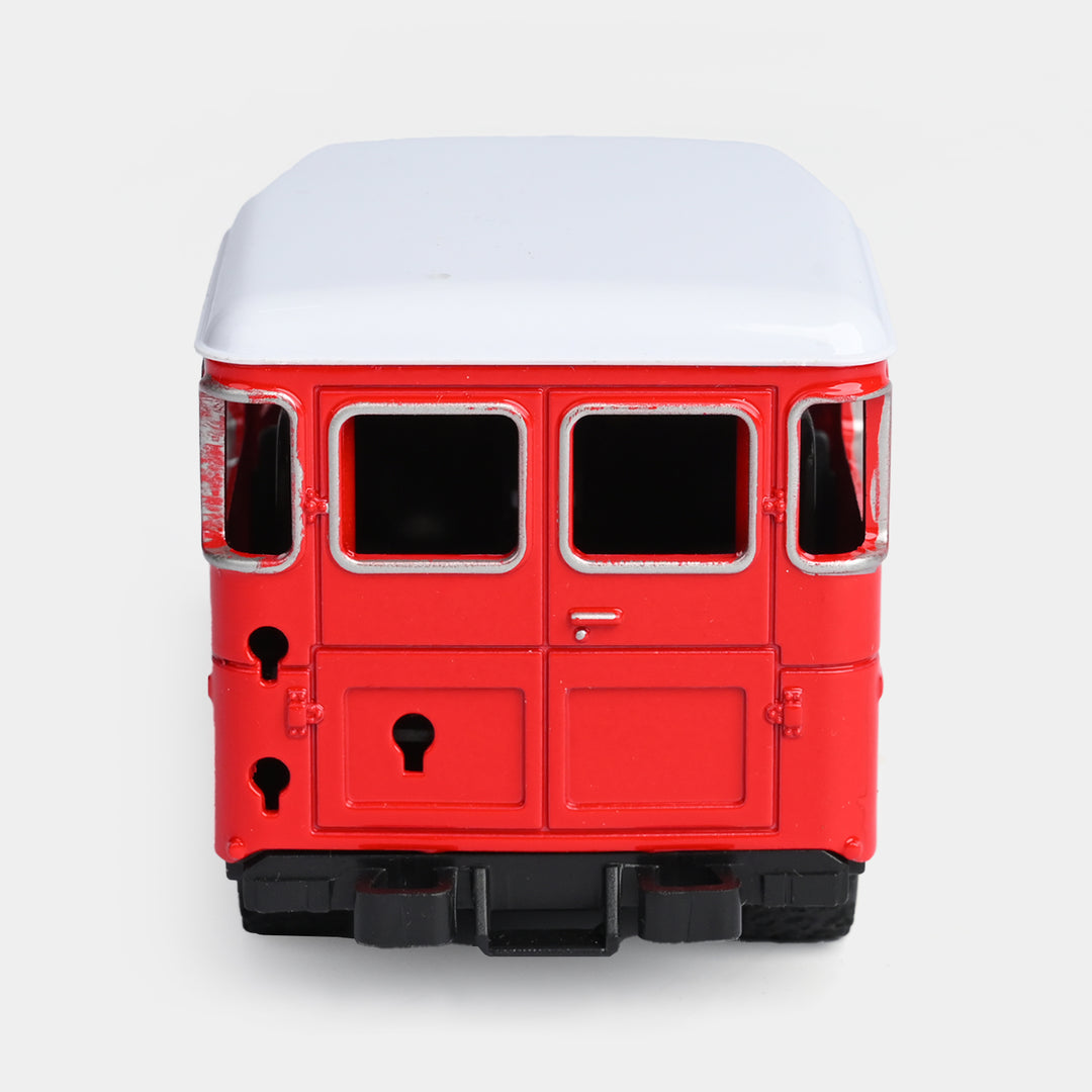 Die-Cast Model Vehicle With Lights & Sound – Pull-Back Action Fun