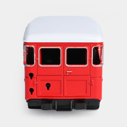 Die-Cast Model Vehicle With Lights & Sound – Pull-Back Action Fun