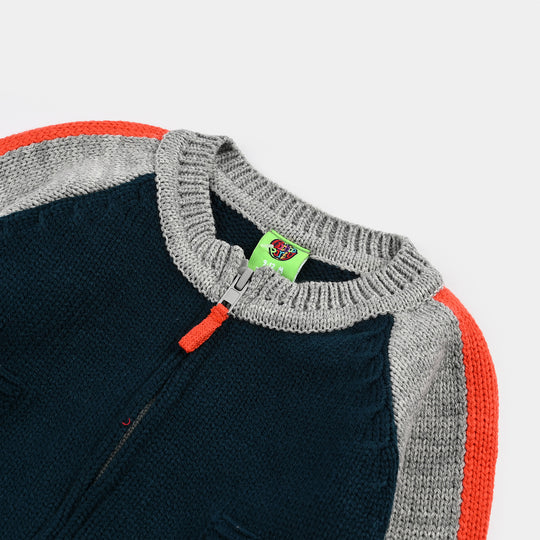 Infant Boys Acrylic Sweater-River Scott-Multi