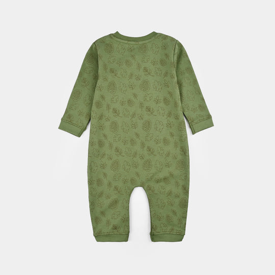 Infant Boys Cotton Interlock Romper ADVENTURE BEGINS