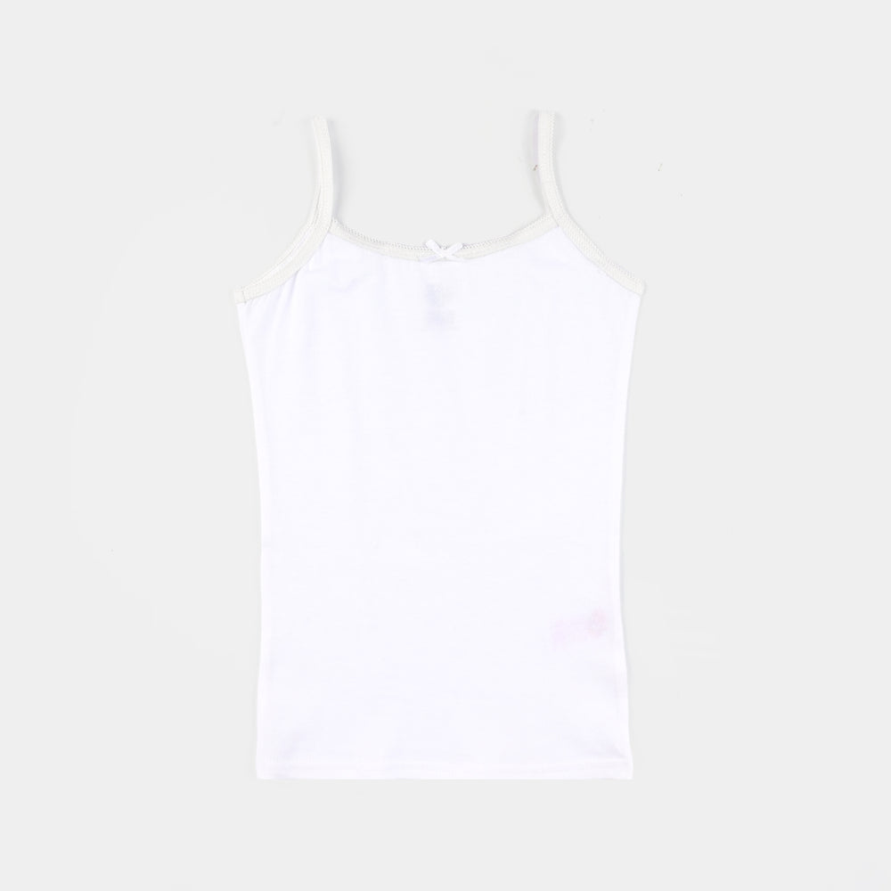 Girls Cotton Jersey Cami Pack of 2 Basic-Black/White