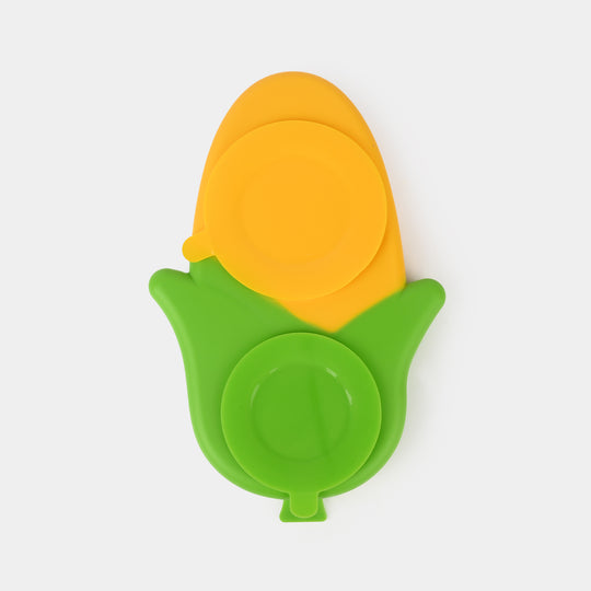Silicone Corn Baby Feeding Set