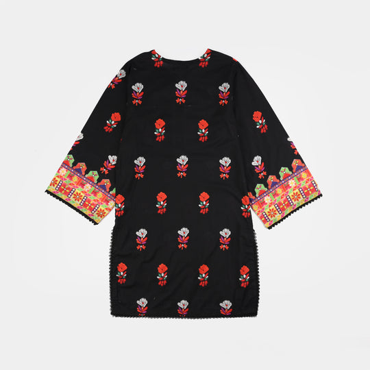Teens Girls Cotton 2Pcs Gulistan-BLACK