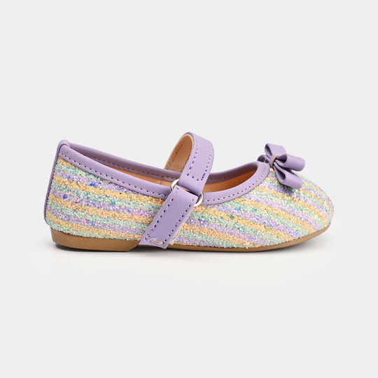 Girls Pumps 11-85-Purple