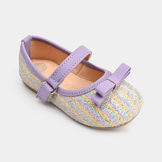 Girls Pumps 11-85-Purple