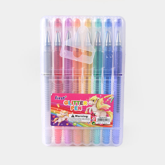 Glitter Gel Pen 8PCs Set For kids