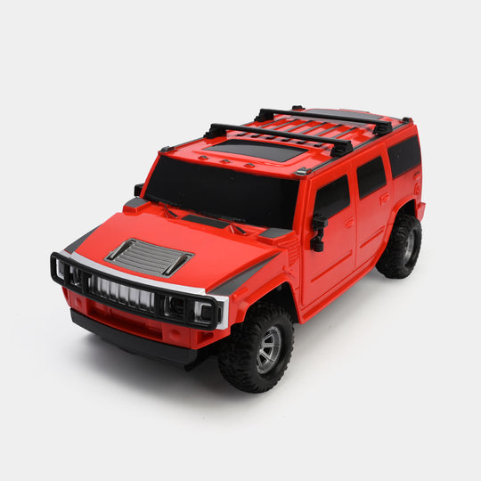 1:12 Scale Red Hummer Remote Control Car For Kids