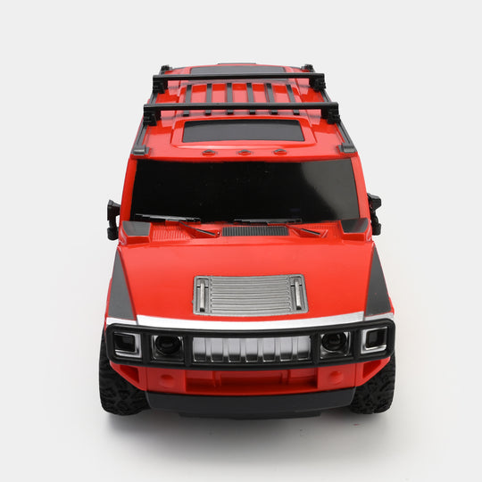 1:12 Scale Red Hummer Remote Control Car For Kids