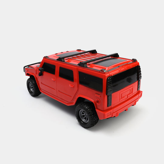 1:12 Scale Red Hummer Remote Control Car For Kids