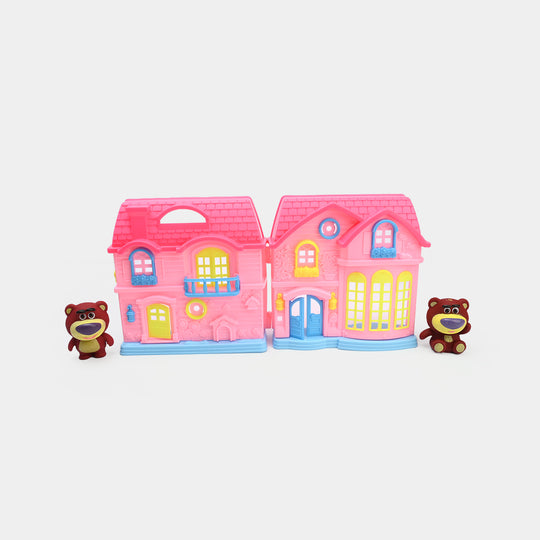Lots Homes | Strawberry-Themed DIY Toy House Set