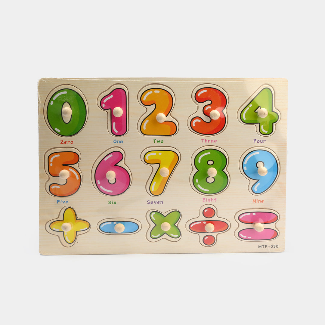 Numeric Wooden Puzzle Board Game