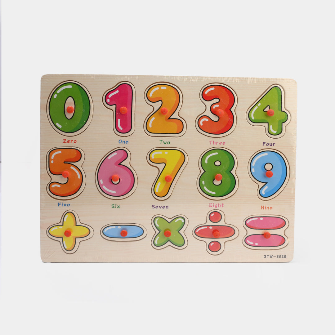 Numeric Wooden Puzzle Board Game