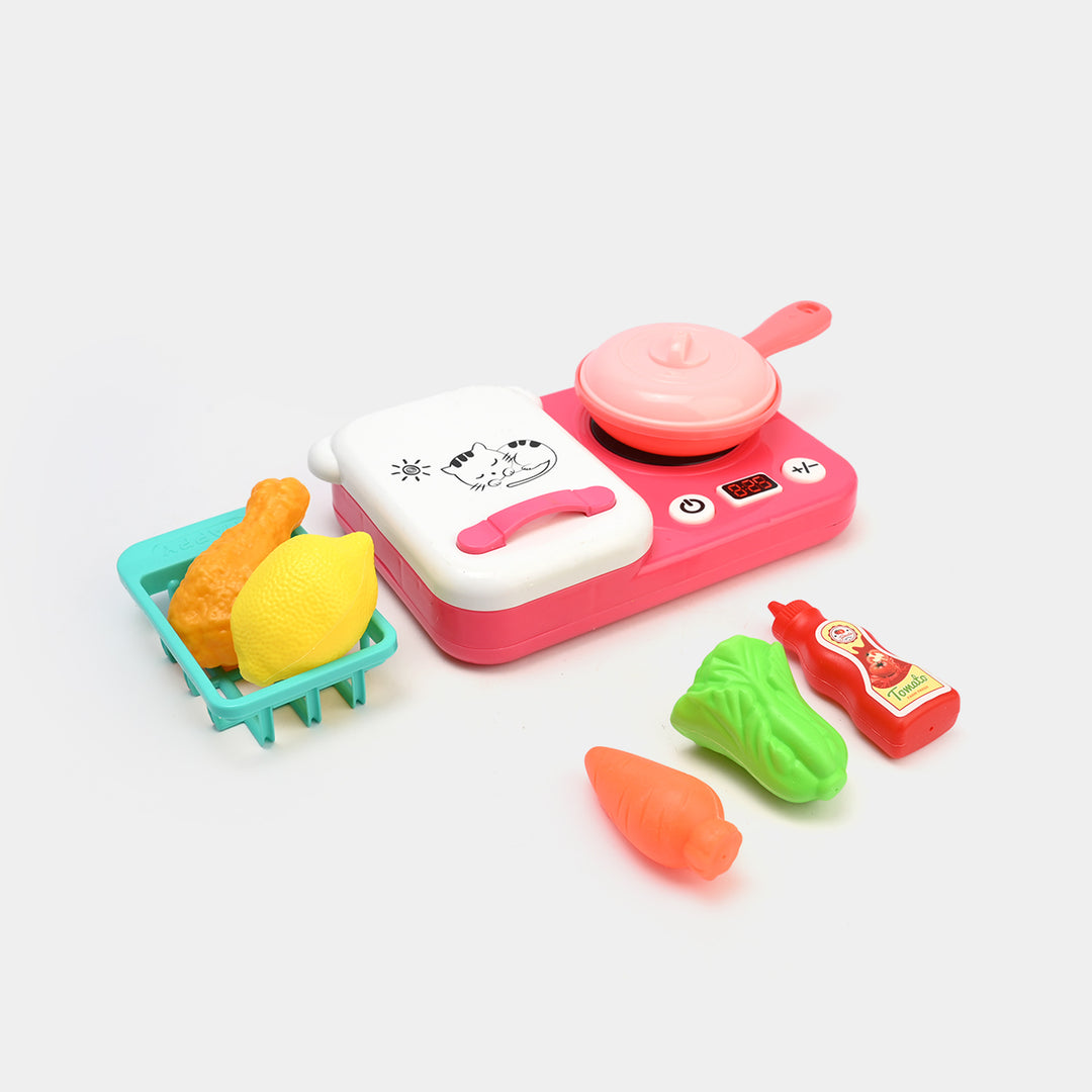 Gas Stove Kitchen Set For Girls