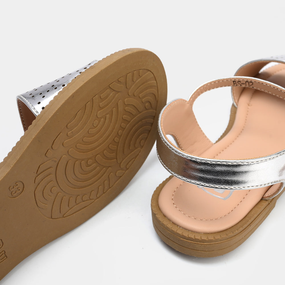Girls Sandal BS-02-SILVER