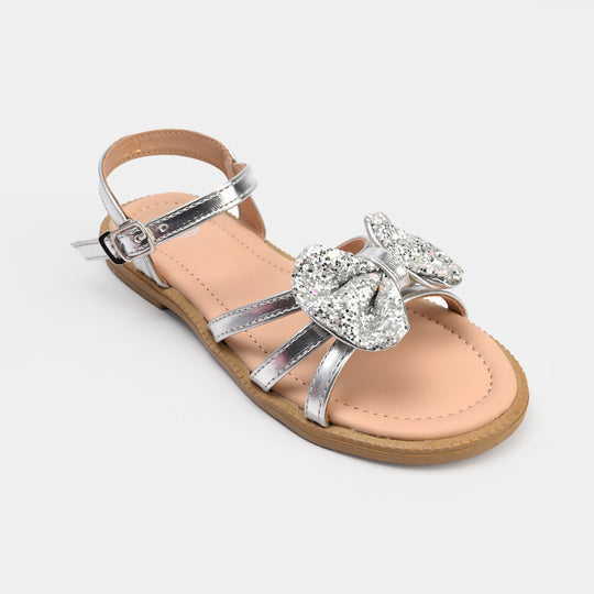 Girls Sandal 222-1-SILVER