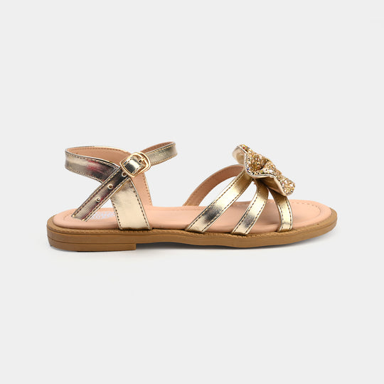 Girls Sandal 222-1-Golden