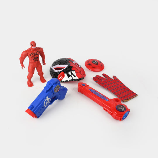 Eva Soft Bullet Launcher With Mask Play Set For Kids