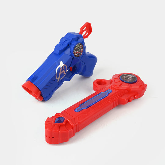 Eva Soft Bullet Launcher With Mask Play Set For Kids