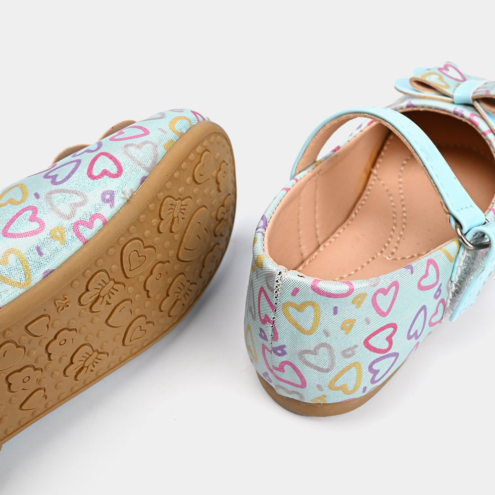 Girls Pumps 11-66-Blue
