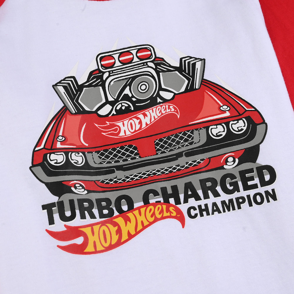 Boys Cotton Jersey T-Shirt F/S Champion-White