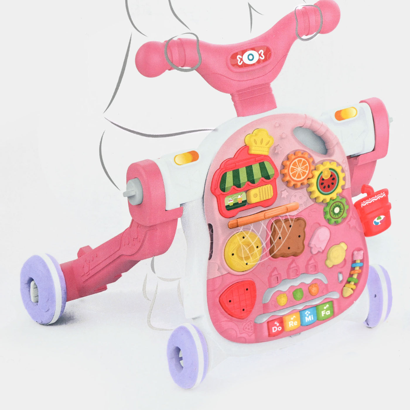 5in1 Baby Multifunction Walker With Light & Music