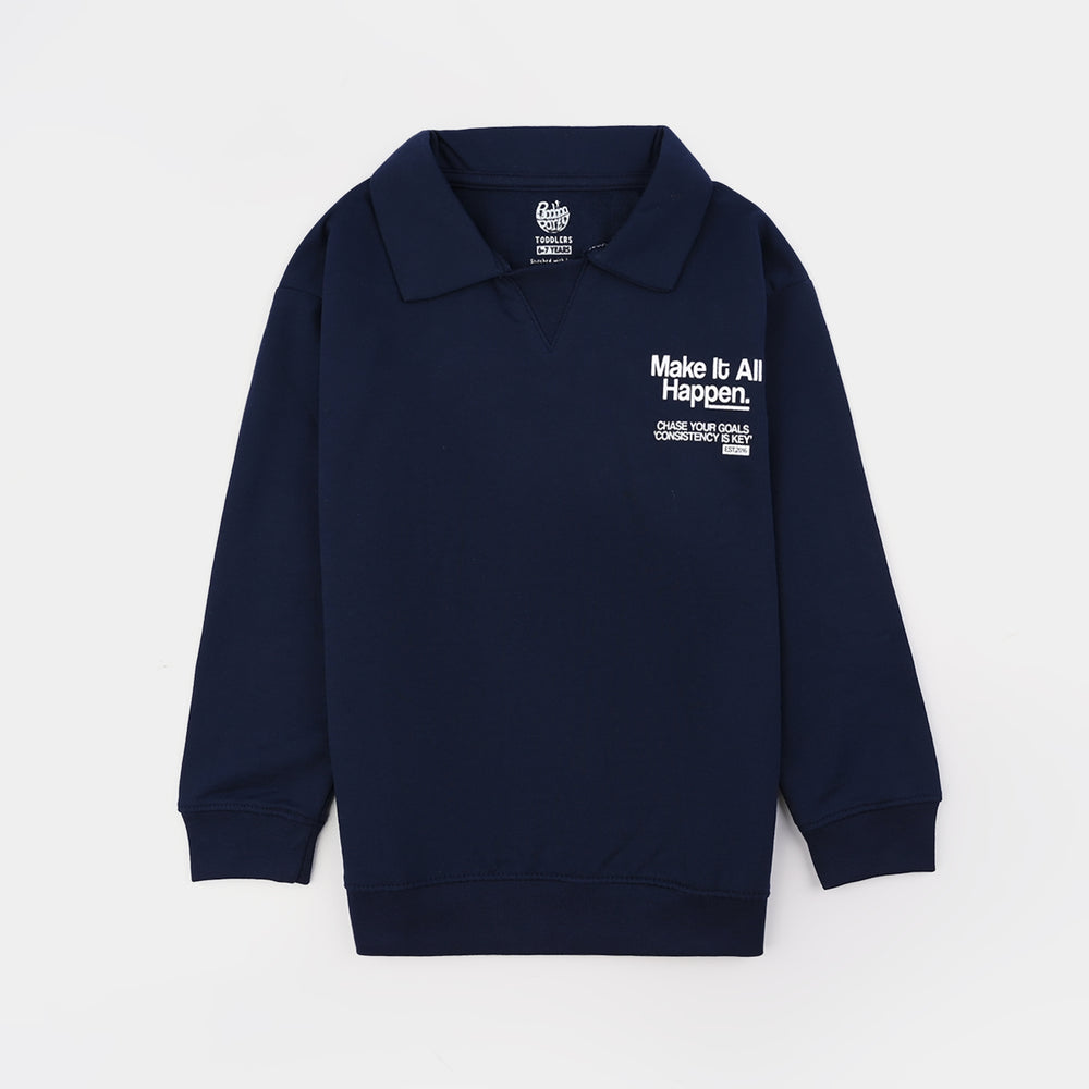 Boys Jersey/Terry 2 Piece Suit All Happen-NAVY