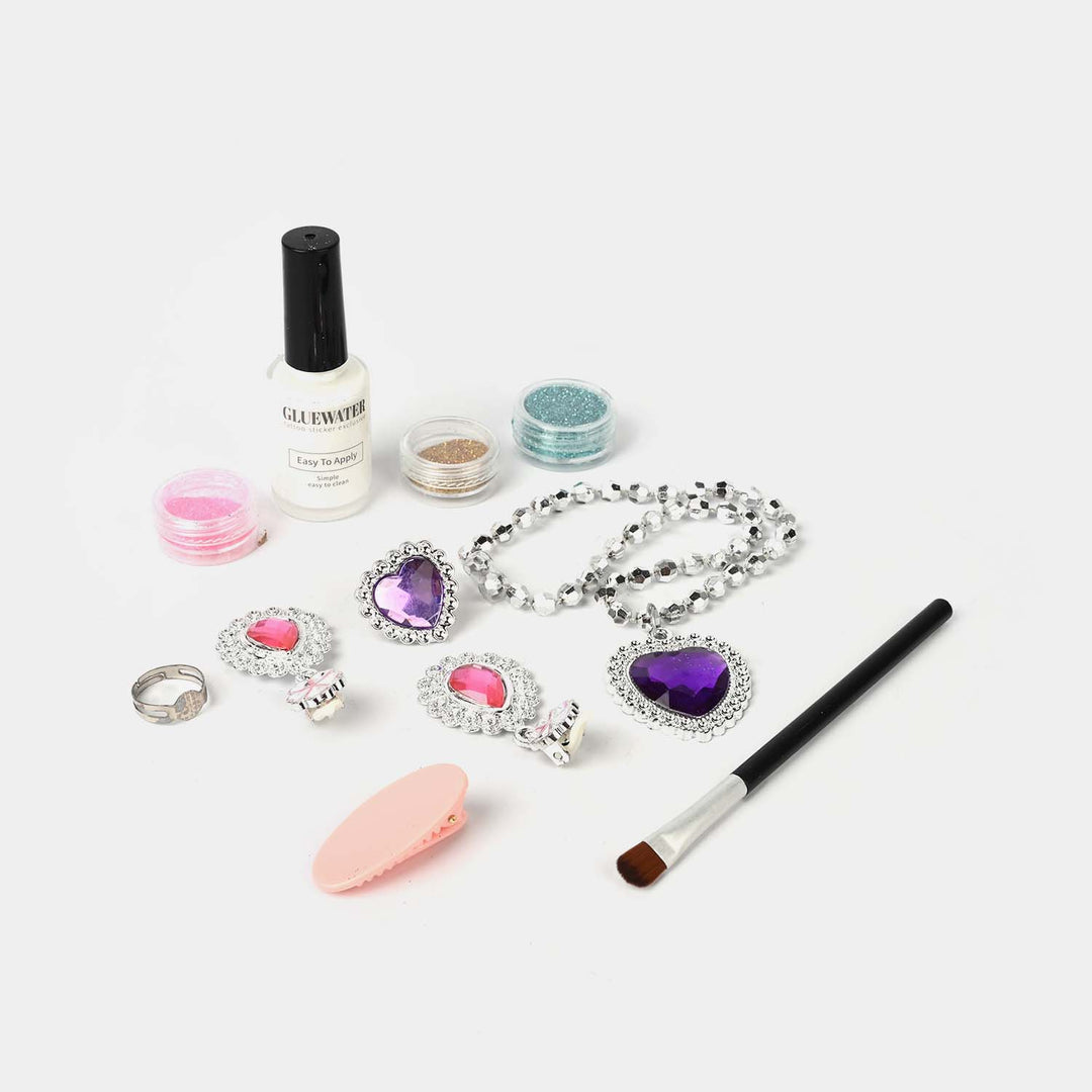 Tattoo Stickers & Beauty Set For Girls