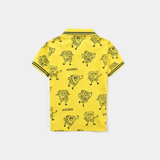 Infant Boys Jumbo Pique Polo-B.Yellow