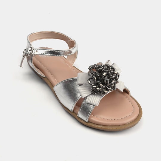 Girls Sandal 1338-SILVER