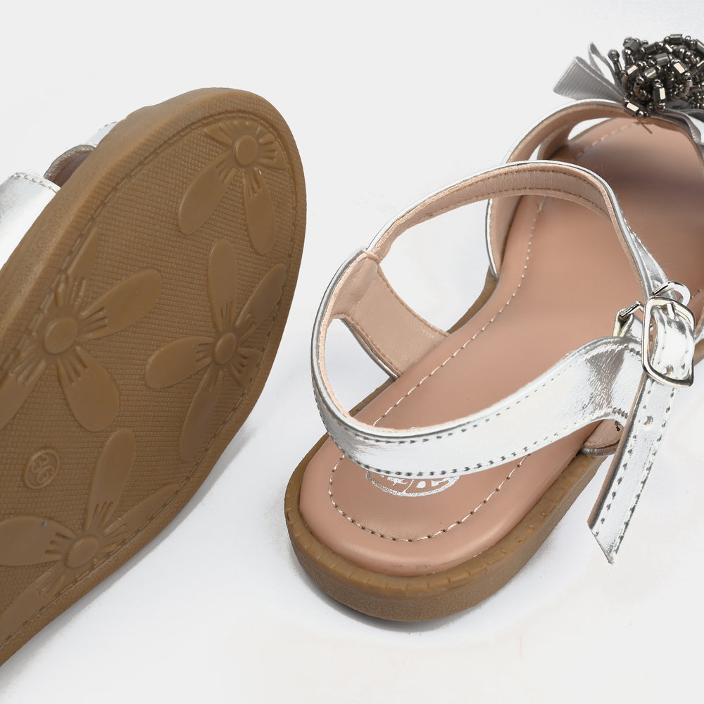 Girls Sandal 1338-SILVER