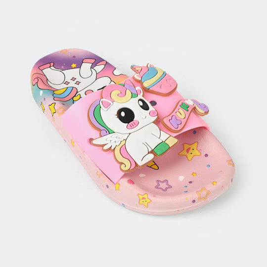 Girls Slippers 2208-B10-Pink