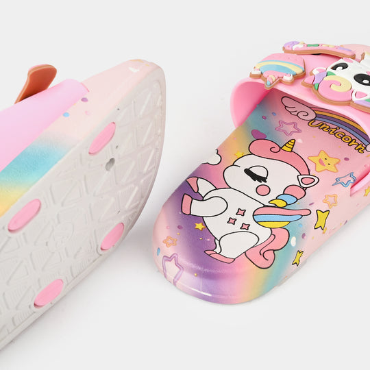 Girls Slippers 2208-B10-Pink