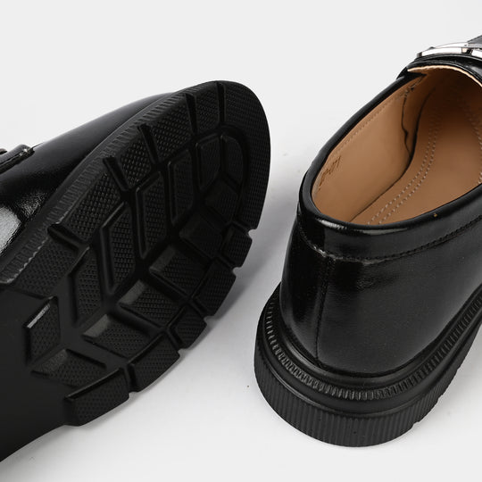 Girls Loafer ZP-071-BLACK