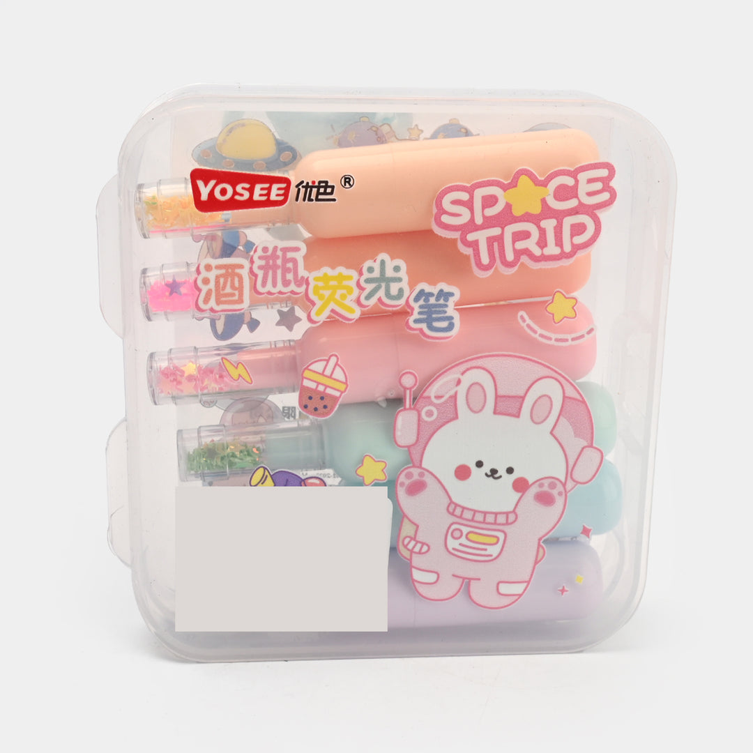 Mini Cute Shape Highlighter Set