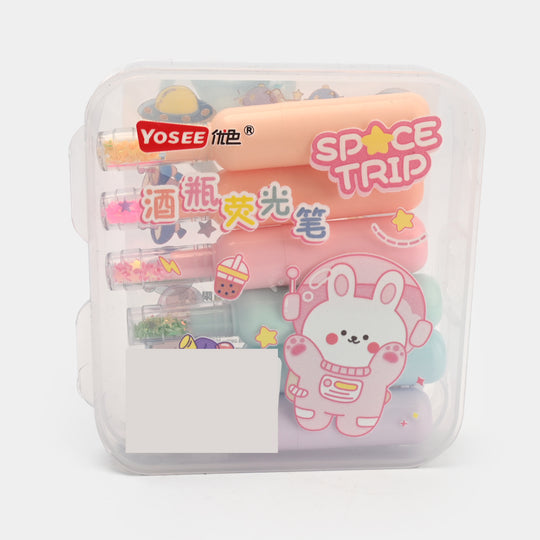 Mini Cute Shape Highlighter Set