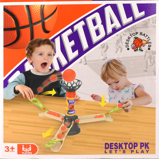 Ball Shoot Family 3 Players Game – Basketball Tabletop Toy
