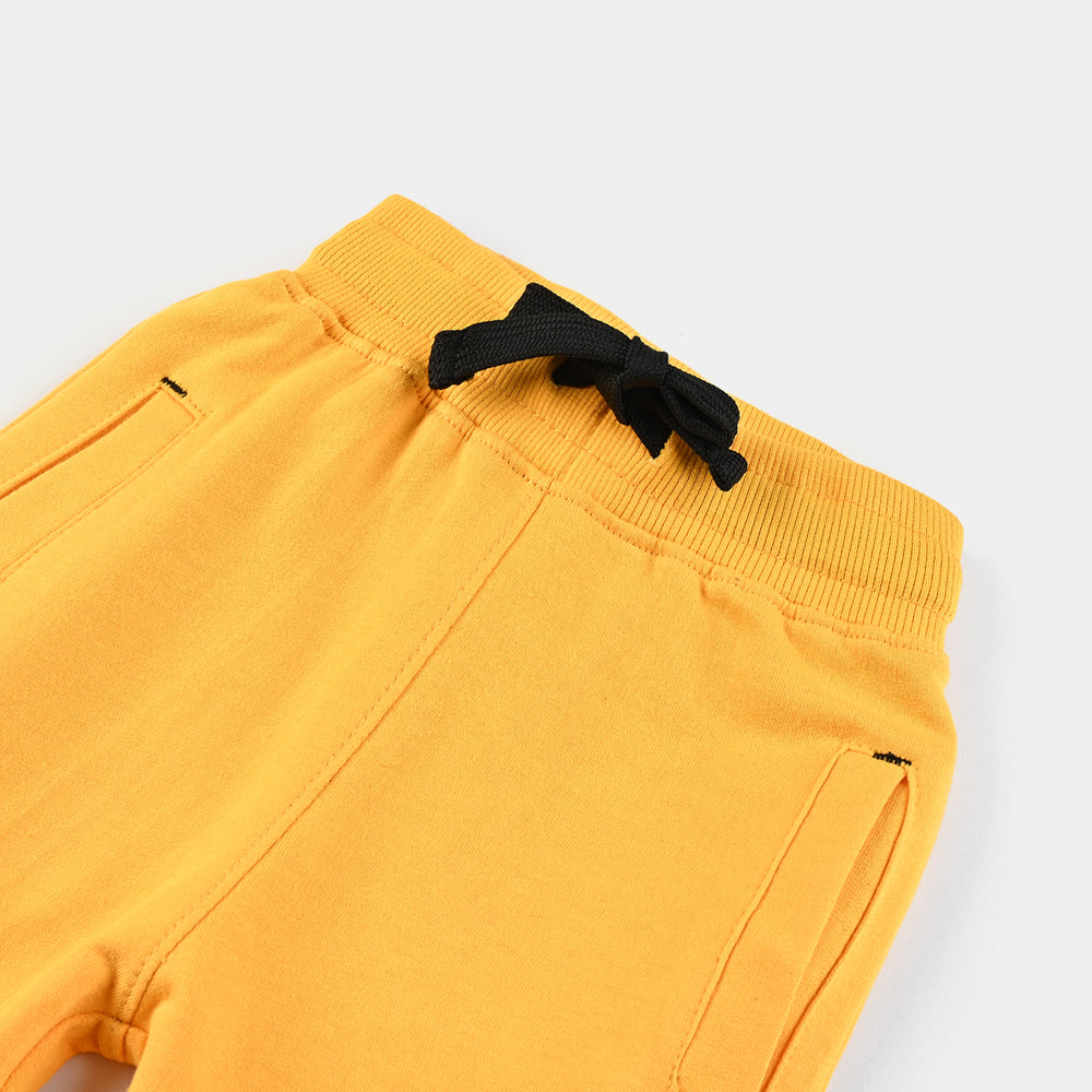 Boys Cotton Terry BASIC SHORT-Citrus