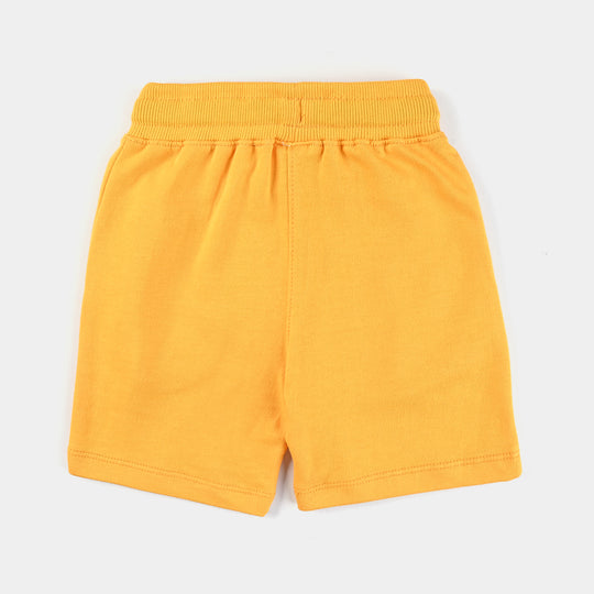 Boys Cotton Terry BASIC SHORT-Citrus